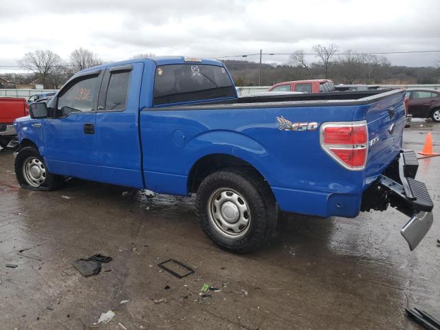 1FTEX1CM0DKD61907 - 2013 FORD F150 SUPER CAB BLUE photo 2