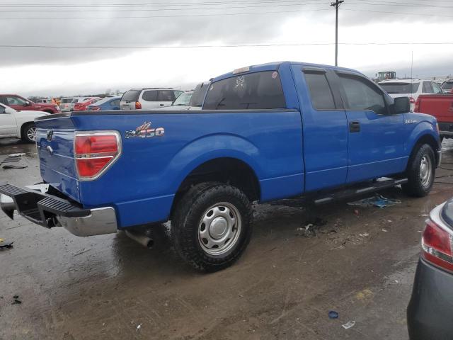 1FTEX1CM0DKD61907 - 2013 FORD F150 SUPER CAB BLUE photo 3