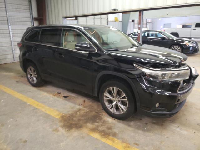 5TDKKRFH5FS105045 - 2015 TOYOTA HIGHLANDER XLE BLACK photo 4
