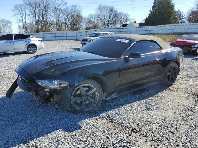 1FATP8UH2L5112917 - 2020 FORD MUSTANG BLACK photo 1