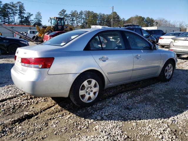 5NPET46C37H222180 - 2007 HYUNDAI SONATA GLS SILVER photo 3