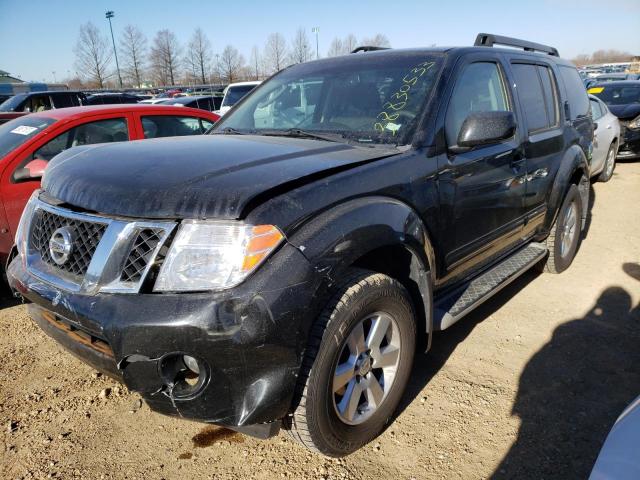 5N1AR1NB4BC611379 - 2011 NISSAN PATHFINDER S BLACK photo 1