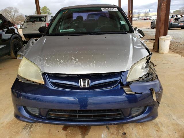 1HGES16345L030200 - 2005 HONDA CIVIC DX VP Gümüş foto 5