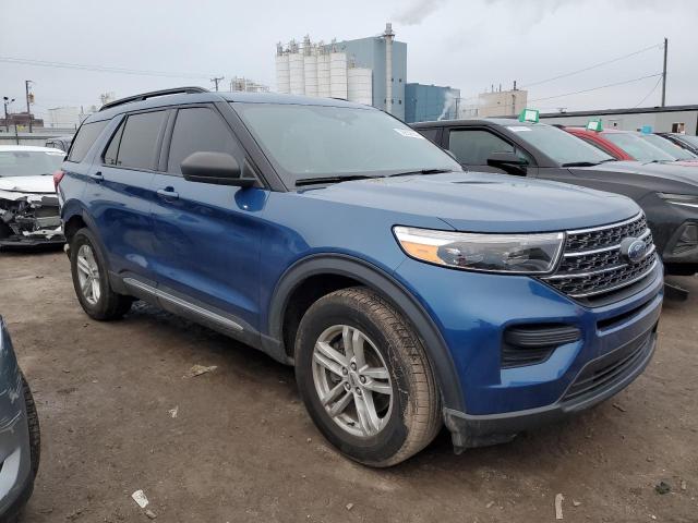 1FMSK8DH9LGB20551 - 2020 FORD EXPLORER XLT BLUE photo 4