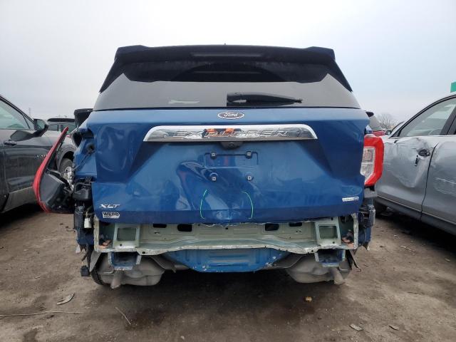 1FMSK8DH9LGB20551 - 2020 FORD EXPLORER XLT BLUE photo 6