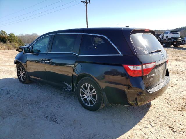 5FNRL5H66CB070290 - 2012 HONDA ODYSSEY EXL BLACK photo 2