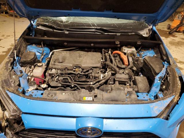 2T3RWRFV7KW015218 - 2019 TOYOTA RAV4 XLE BLUE photo 11