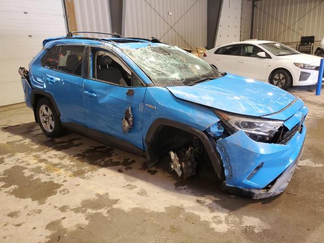 2T3RWRFV7KW015218 - 2019 TOYOTA RAV4 XLE BLUE photo 4