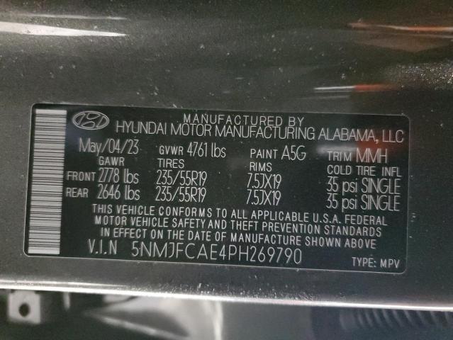 5NMJFCAE4PH269790 - 2023 HYUNDAI TUCSON SEL GRAY photo 13