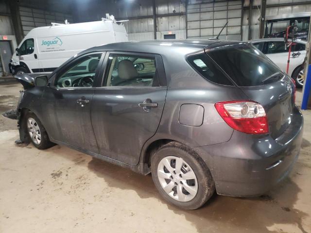 2T1KE4EE3DC050389 - 2013 TOYOTA MATRIX S GRAY photo 2