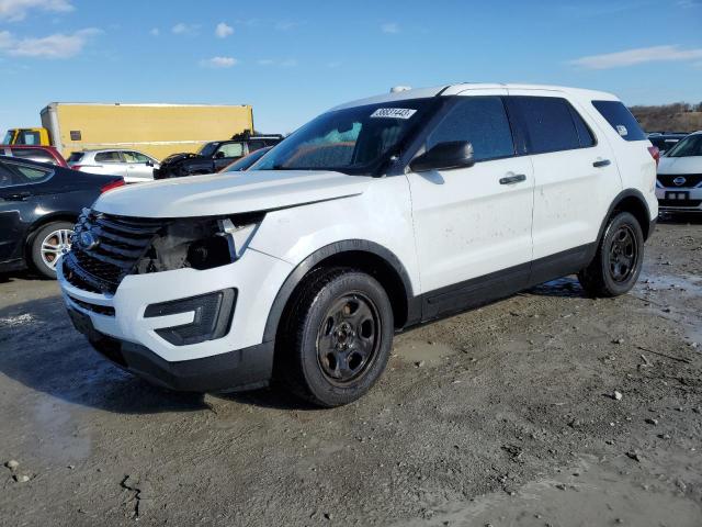 1FM5K8AR6GGC61657 - 2016 FORD EXPLORER POLICE INTERCEPTOR WHITE photo 1