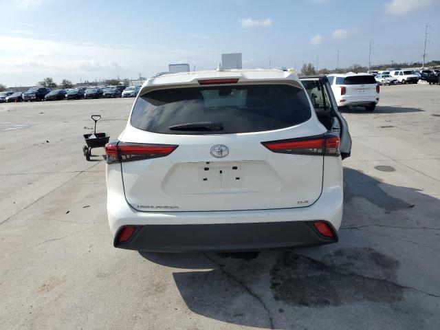 5TDGZRAH8MS526201 - 2021 TOYOTA HIGHLANDER XLE WHITE photo 6