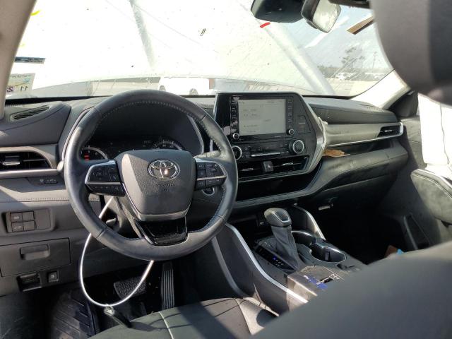 5TDGZRAH8MS526201 - 2021 TOYOTA HIGHLANDER XLE WHITE photo 8