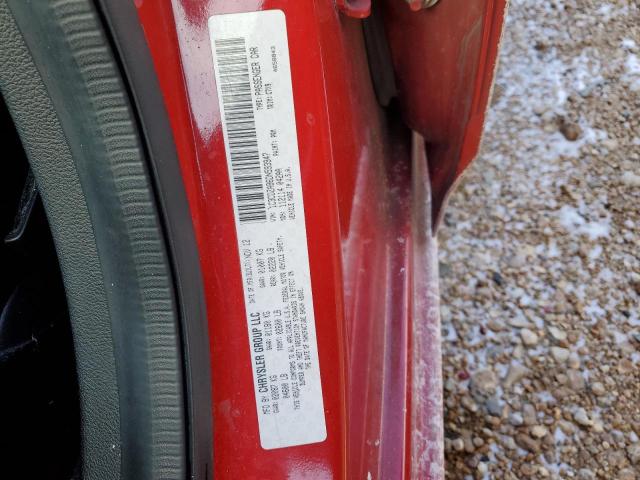 1C3CDZAB6DN593947 - 2013 DODGE AVENGER SE RED photo 12