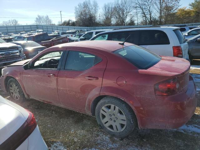 1C3CDZAB6DN593947 - 2013 DODGE AVENGER SE RED photo 2