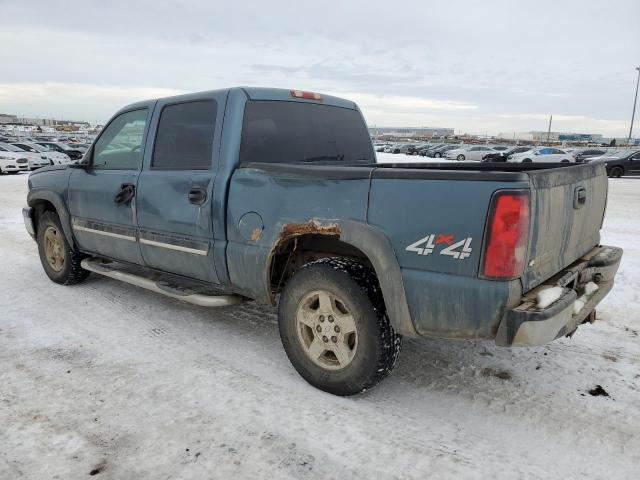 2GCEK13T771140122 - 2007 CHEVROLET SILVERADO K1500 CREW CAB BLUE photo 2