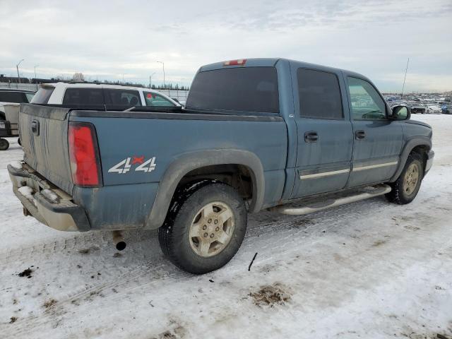 2GCEK13T771140122 - 2007 CHEVROLET SILVERADO K1500 CREW CAB BLUE photo 3