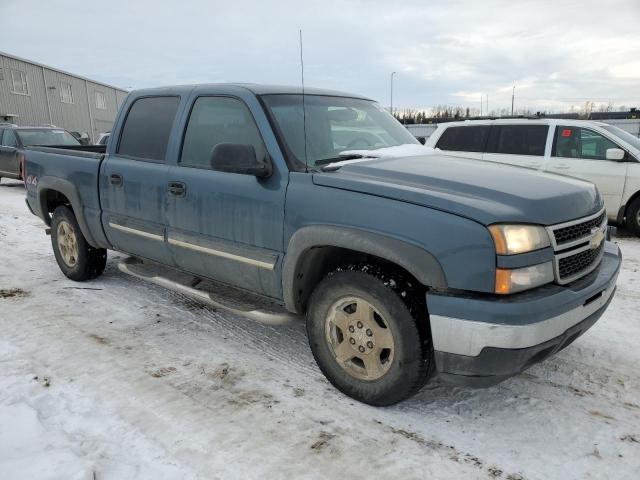 2GCEK13T771140122 - 2007 CHEVROLET SILVERADO K1500 CREW CAB BLUE photo 4