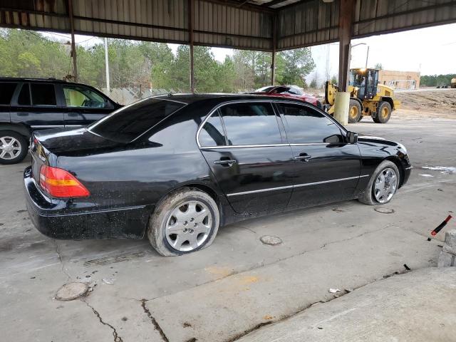 JTHBN30F810049835 - 2001 LEXUS LS 430 BLACK photo 3