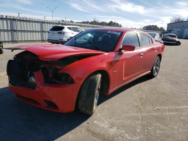 2C3CDXCT5DH729729 - 2013 DODGE CHARGER R/T RED photo 1