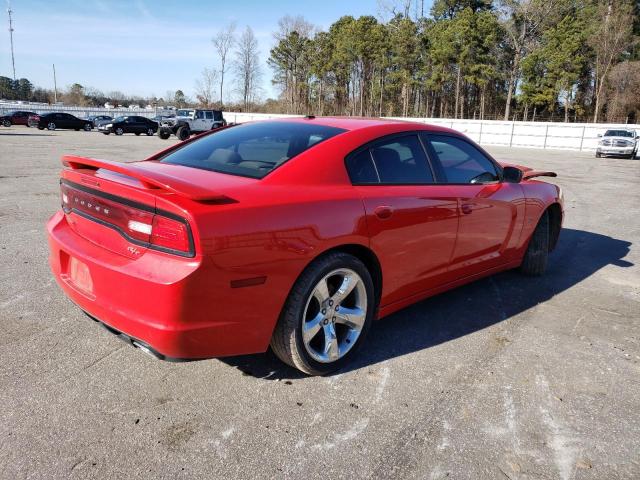 2C3CDXCT5DH729729 - 2013 DODGE CHARGER R/T RED photo 3
