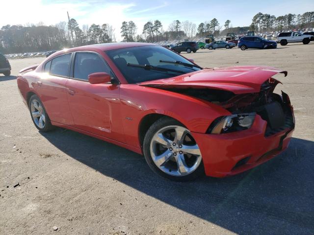 2C3CDXCT5DH729729 - 2013 DODGE CHARGER R/T RED photo 4