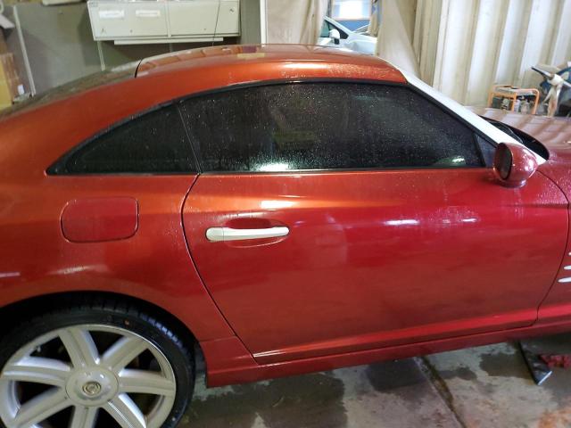 1C3AN69L55X025596 - 2005 CHRYSLER CROSSFIRE LIMITED RED photo 10