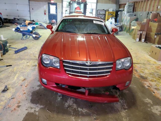 1C3AN69L55X025596 - 2005 CHRYSLER CROSSFIRE LIMITED RED photo 5