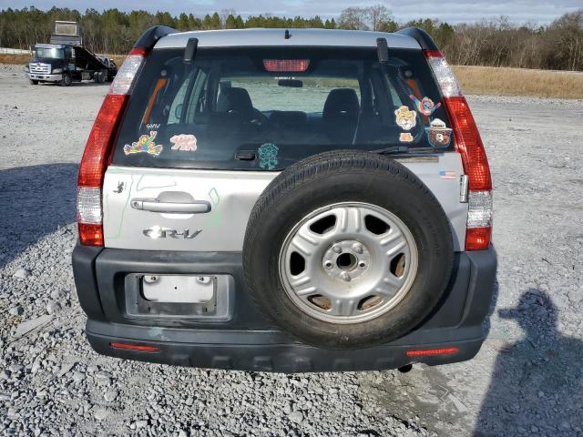 SHSRD68595U304766 - 2005 HONDA CR-V LX SILVER photo 6