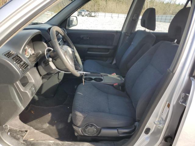 SHSRD68595U304766 - 2005 HONDA CR-V LX SILVER photo 7