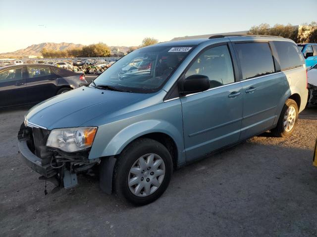 2A4RR4DEXAR304772 - 2010 CHRYSLER TOWN & COU LX TURQUOISE photo 1