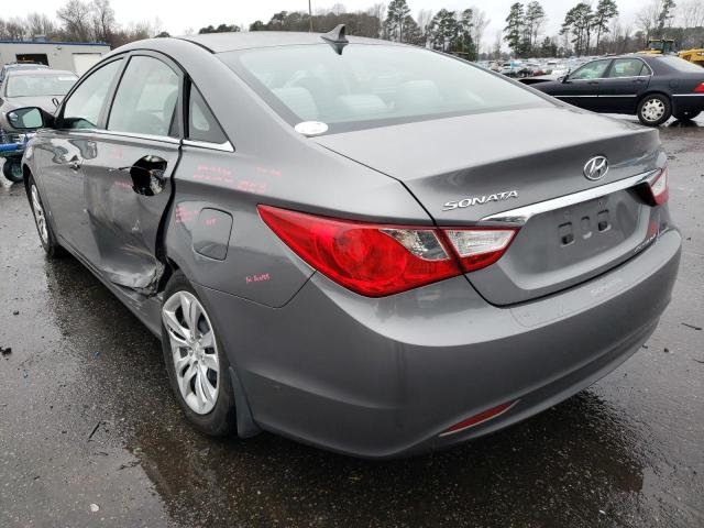 5NPEB4AC7BH244217 - 2011 HYUNDAI SONATA GLS GRAY photo 2