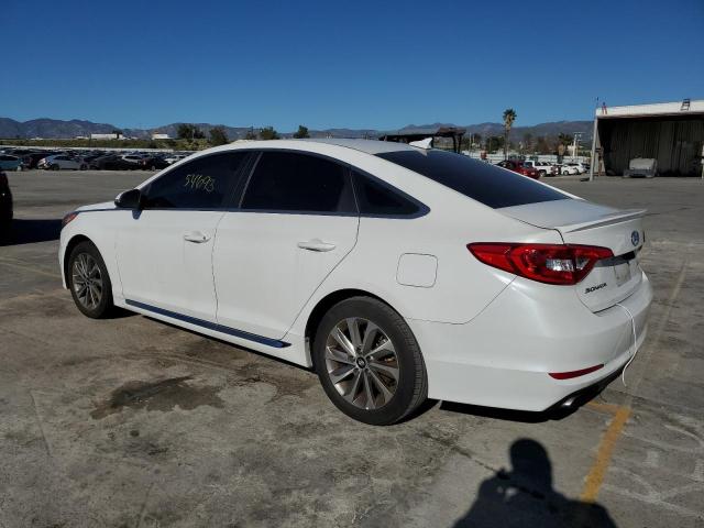 5NPE34AF5HH473723 - 2017 HYUNDAI SONATA SPORT WHITE photo 2
