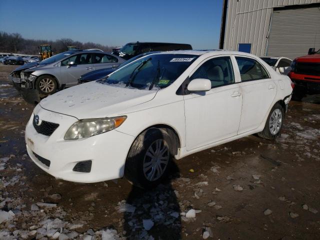 2T1BU4EEXAC383476 - 2010 TOYOTA COROLLA BASE WHITE photo 1