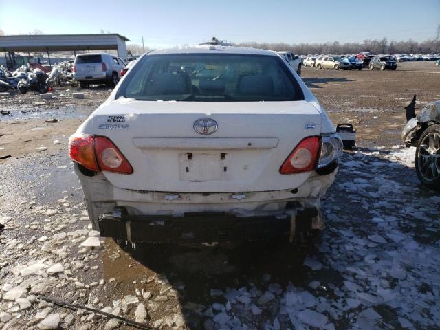 2T1BU4EEXAC383476 - 2010 TOYOTA COROLLA BASE WHITE photo 6