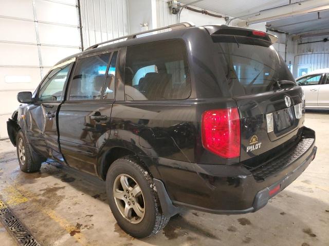 5FNYF18466B029219 - 2006 HONDA PILOT EX BLACK photo 2