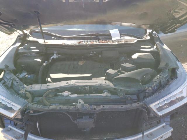 5FRYD4H54HB034307 - 2017 ACURA MDX TECHNOLOGY GRAY photo 12