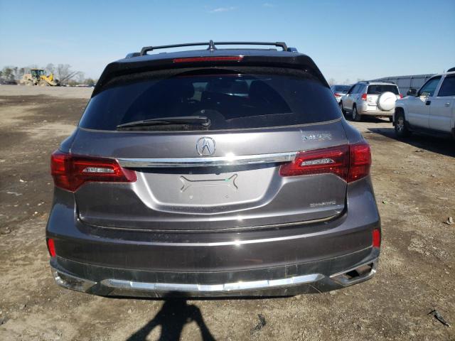 5FRYD4H54HB034307 - 2017 ACURA MDX TECHNOLOGY GRAY photo 6