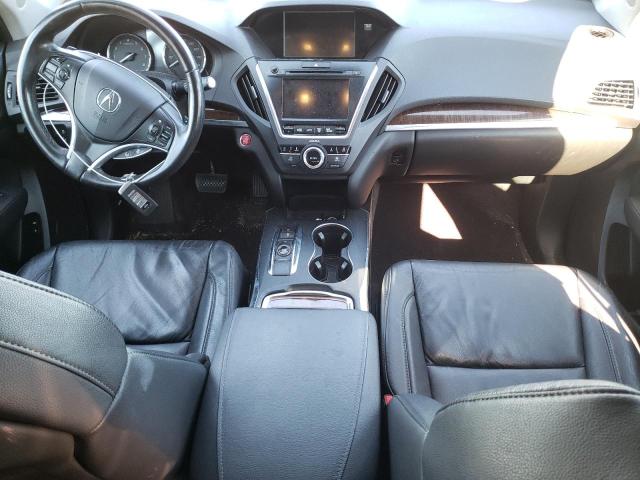 5FRYD4H54HB034307 - 2017 ACURA MDX TECHNOLOGY GRAY photo 8