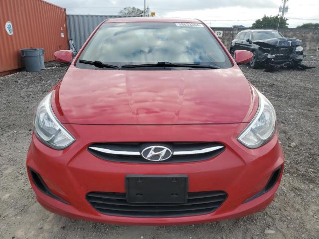 KMHCT4AE5FU927370 - 2015 HYUNDAI ACCENT GLS RED photo 5