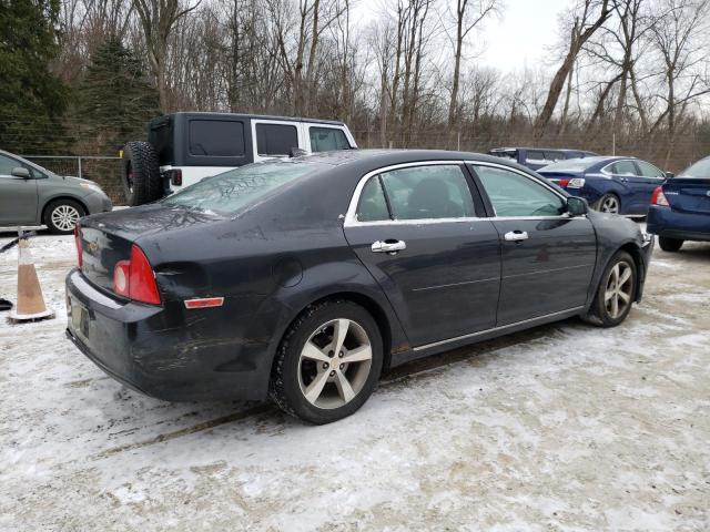 1G1ZC5E00CF103207 - 2012 CHEVROLET MALIBU 1LT BLACK photo 3