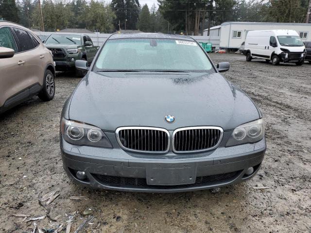 WBAHN83548DT78608 - 2008 BMW 750 LI GRAY photo 5