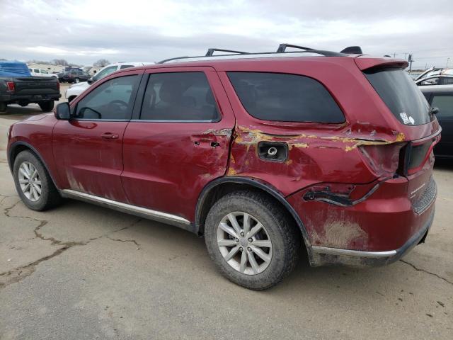 1C4RDJAG0EC332443 - 2014 DODGE DURANGO SXT MAROON photo 2