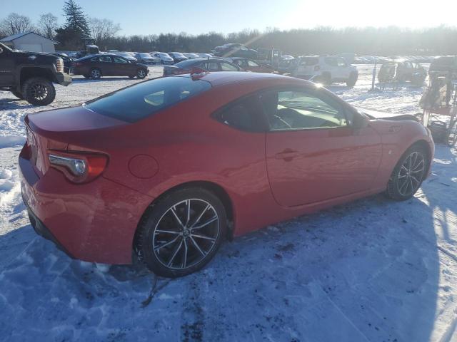 JF1ZNAA18H8711311 - 2017 TOYOTA 86 BASE RED photo 3