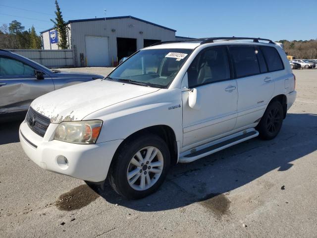 JTEDW21A870018349 - 2007 TOYOTA HIGHLANDER HYBRID WHITE photo 1