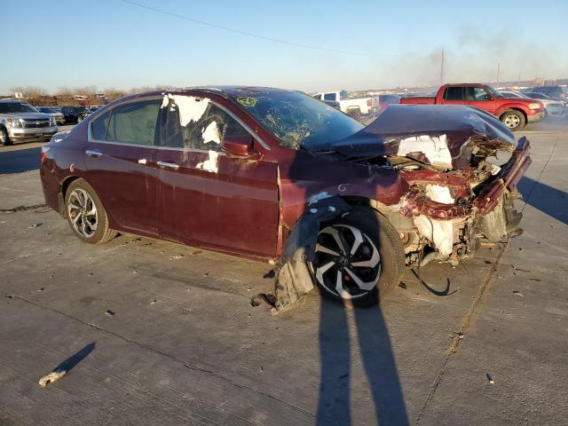 1HGCR3F80GA009353 - 2016 HONDA ACCORD EXL MAROON photo 4