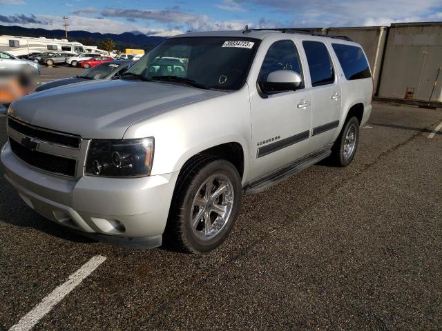 1GNUKJE34AR235980 - 2010 CHEVROLET SUBURBAN K1500 LT SILVER photo 1