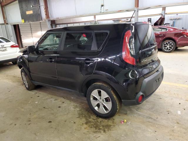 KNDJN2A23F7210139 - 2015 KIA SOUL BLACK photo 2