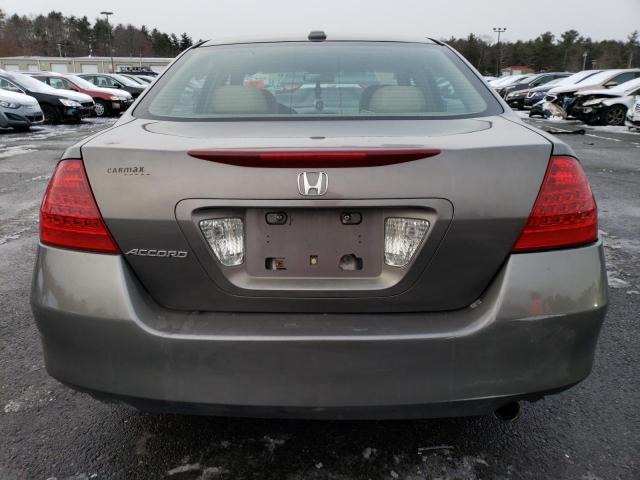 1HGCM568X7A216570 - 2007 HONDA ACCORD EX GRAY photo 6