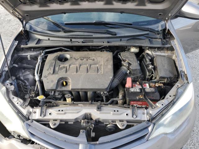 2T1BURHE4GC620965 - 2016 TOYOTA COROLLA L GRAY photo 11